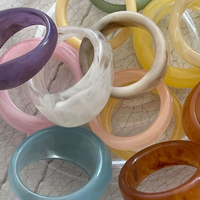 Bracelet réglable en résine pour femme, écologique, fait main, cadeau de mariage, artisanat, vente en gros, style romantique, couleur personnalisée, écaille de tortue