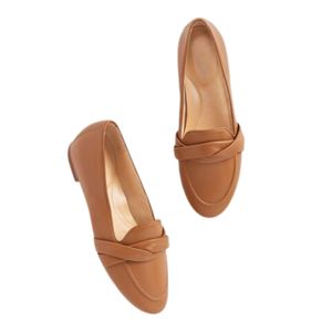 Calzado Plano para Mujer al por Mayor, Zapatos Clásicos de Cuero con Punta Redonda, Fabricante, MOQ 100 - Product Image 2