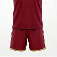 Uniformes de Fútbol Personalizados al por Mayor con Impresión por Transferencia de Calor, Vibrantes, 100% Poliéster, Tallas Grandes, Transpirables, para Clubes de Fútbol