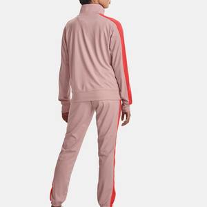 Ensemble de survêtement 2 pièces pour femme, couleur unie, avec bande latérale et capuche, collection automne 2026 - Product Image 3