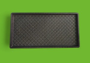 Plateau de semis en plastique noir réutilisable et durable pour la culture de semis de riz, avec 6 rangées pour la plantation sur le terrain - Product Image 5