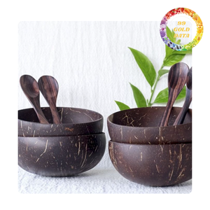 กะลามะพร้าวธรรมชาติทำมือจากเวียดนาม | กะลามะพร้าวธรรมชาติพร้อมลวดลายที่สร้างสรรค์ - Product Image 1