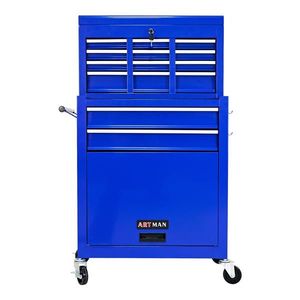 BLUE 8-Drawer Rolling Tool Chest with Wheels High Capacity Tool Storage Cabinet - Product Image 2