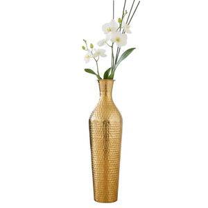 High Quality Aluminium Flower Vase With Nickel Finished For Tabletop Home Decor Metal Flower Vase For <b>Table</b> Decoration - Product Image 6