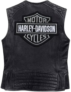 Chaleco de motorista Moto Cafe para hombre, Chaleco de cuero genuino 100% para motocicleta, personalizado con alta calidad