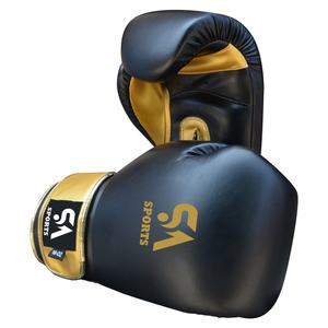 Gants de boxe en similicuir personnalisés avec logo imprimé, pour entraînement professionnel, sparring, kickboxing et frappe sur sac de frappe. - Product Image 4
