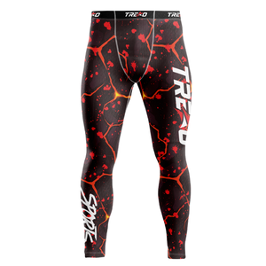 Trexo Sports Custom <b>Men's</b> Heat-Transfer Printed Compression <b>Leggings</b> BJJ MMA Grappling Spats Wrestling <b>Gym</b> Training Tights - Product Image 4