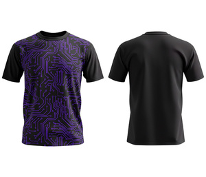 T-shirt imprimé par sublimation, design graphique haute résolution |   Tailles pour hommes, femmes et jeunes |   Vêtements de sport légers et à séchage rapide - Product Image 2
