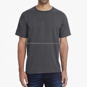 Camisetas Lisas Teñidas en Prenda, Manga Corta, Cuello Redondo para Hombre, Camisetas para Hombre, Camiseta para Hombre, Camiseta Masculina - Product Image 6