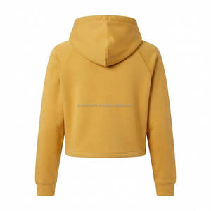 Sudadera Corta con Capucha para Mujer, Sudadera Corta con Capucha para Dama, Estilo Casual Urbano, Moda, Logotipo Personalizado, OEM, Venta al por Mayor de Fábrica - Product Image 2