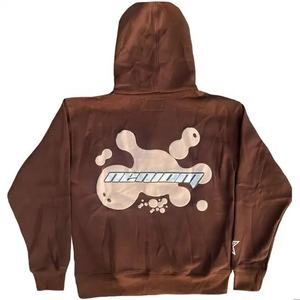 NOUVEAU sweat à capuche zippé personnalisé de haute qualité OEM Sweatshirts à capuche et sweatshirts à capuche zippés imprimés bouffants pour hommes - Product Image 3