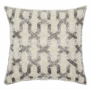 Housse de coussin élégante faite à la main en perles de verre, housse de coussin décorative perlée, étui de coussin perlé pour canapé et lit – Vente chaude - Product Image 5