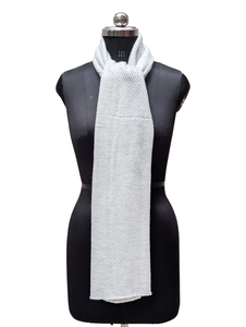 Women Best Comfortable Zigzag Wool Acrylic Stole, 28x80 Inch Handmade Fashion Scarf, Premium Soft Fiber <b>Winter</b> Wrap for Ladies - Product Image 2