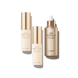 The Saem Snail Essential EX Wrinkle Solution Multi Stick & Stem Ampoule Edición Limitada Set de Botellas para el Rostro - Product Image 1