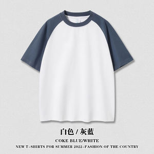 Custom Front Logo Eco-Friendly Oversized 100% Cotton Heavyweight Knitted Blank Unisex Men's T-Shirt for Streetwear - Product Image 2