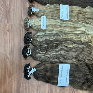 Produit phare : Extensions de cheveux humains vietnamiens Remy à pointes plates, tissage double machine, style lisse, sans nœuds, sans perte de cheveux - Product Image 2