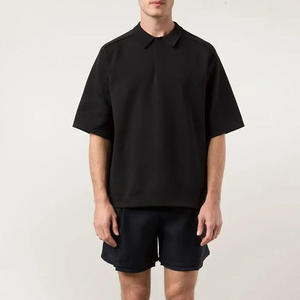 Chemise Homme Décontractée à Manches Courtes en Jersey Respirant à Séchage Rapide, Motif Carreaux, Coupe Ample et Oversize, 100% Coton Premium Épais et Écologique - Product Image 2