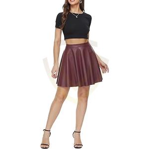 Servicio OEM, Faldas de Cuero Genuino para Mujer, Más Vendidas, Logotipo Personalizado, Transpirables, Largo Midi, Faldas de Cuero para Exteriores - Product Image 5