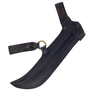Funda de cuero para cuchillo, para acampar al aire libre, senderismo, caza y trabajo, cinturón para cuchillo, almacenamiento protector - Product Image 3