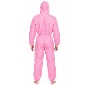 Overol de Trabajo con Capucha Rosa, Unisex, a Prueba de Polvo, de Poliéster, Traje Protector de Cuerpo Completo para Fábrica, Construcción y Pintura - Product Image 5
