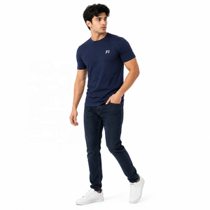 Camisetas Personalizadas de Algodón Suave con Cuello Redondo para Hombre, Ropa Premium Lisa al por Mayor, Proveedor de Ropa Urbana Y2K USA - Product Image 4