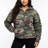 Sweat à capuche en chenille brodé, imperméable, ultra moderne, de haute qualité, fabriqué sur mesure, style streetwear d'hiver, 100% coton, avec perles