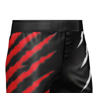 Shorts en satin personnalisés pour femmes, hommes et jeunes - Sublimation pour boxe, grappling, Jiu Jitsu, BJJ, combat, MMA - Motif uni, shorts MMA vierges - Product Image 5