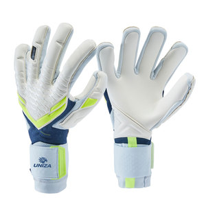 Gants de gardien de but en cuir professionnels avec coutures robustes et matériaux durables pour l'entraînement intensif en extérieur - Product Image 1