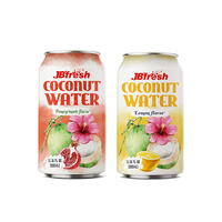 JBFresh 330ml d'eau de noix de coco avec boisson au jus de pastèque | Boissons à l'eau de coco de marque privée Échantillons gratuits-Livraison rapide