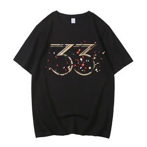 Men's Black Short Sleeve <b>T</b>-<b>Shirt</b> Sporty O-Neck Slim Fit <b>Silk</b> Screen Printed Eco-Friendly Cotton Jersey <b>Shirt</b> - Product Image 3