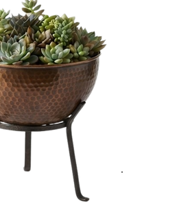Fabricant Fournisseur de Jardinières en Métal Martelé, Jardinière de Sol Faite à la Main avec Support en Fer - Product Image 5