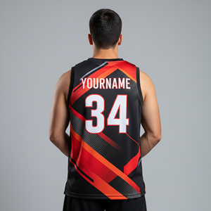 เสื้อบาสเก็ตบอลคุณภาพสูงปี 2026 ออกแบบเองได้ ระบายอากาศ แห้งเร็ว ต้านเชื้อแบคทีเรีย คอวี ยูนิเซ็กซ์ ผ้าโพลีเอสเตอร์ 100% - Product Image 6