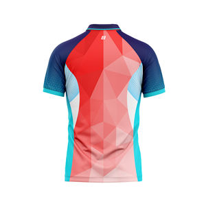 Polos de LICRA de poliéster transpirables sin costuras, camisetas activas personalizadas OEM y ODM para tenis, golf, diseño personalizado impreso - Product Image 2