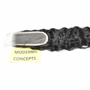 Venta al por mayor de extensiones de cabello natural virgen con cutícula alineada sin procesar de templo indio pelo humano ondulado de encaje 2*6 Hd - Product Image 4