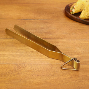 Premium Gold Finish <b>Kitchen</b> Food Serving Tongs for Buffet BBQ Bread Salad and Restaurant Serving - Product Image 1