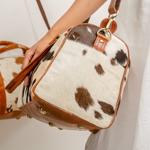 กระเป๋าหนังแท้แบบมีซิป แฟชั่น พกพาสะดวกอเนกประสงค์ สำหรับเดินทาง รุ่นวินเทจ ความจุขนาดใหญ่ LHDB-0016 - Product Image 3