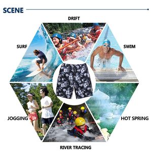 Shorts de bain pour hommes, séchage rapide, pour l'été et la plage, commande en gros - Product Image 6