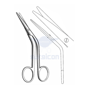 Tijeras Quirúrgicas Cottle de 16 cm (6¼ Pulgadas) de Acero Inoxidable Reutilizables para Rinoplastia, Cirugía Nasal y Reconstructiva - Product Image 1