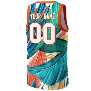 Sports World Wholesale Adultes Maillots de Basketball Impression par Transfert Thermique 100% Polyester Écologique Respirant Séchage Rapide - Product Image 5