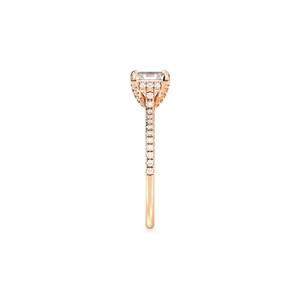 REYES Best Selling Classic Design Asscher Cut 1.35Ct Lab Grown Diamond Solitaire Ring in 14K Solid Gold CVD Diamond Jewelry - Product Image 4