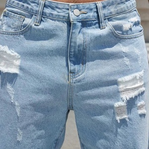 Fashion New Look Men's Denim Shorts High Quality Summer Casual Waterproof Quick Dry Eco-Friendly Mid Waist Straight Fit - Product Image 4