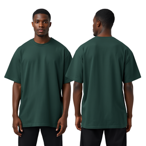 Camiseta de Algodón para Hombre, Corte Regular, Peso Pesado, 320g, Estampado en Serigrafía, Estilo Urbano - Product Image 2