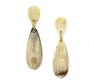 Juego de Pendientes de Mariposa con Forma Personalizada, Hechos a Mano con Cuerno de Búfalo, Tono Natural, Nuevo Diseño, Estilo Náutico Clásico, Bronce Antiguo - Product Image 3