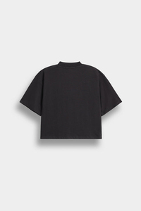 Breathable Comfortable Polyester/Cotton <b>Women</b> <b>Black</b> Regular Fit Casual T-<b>Shirt</b> Quick Dry High Quality Wholesale Summer Clothing - Product Image 4
