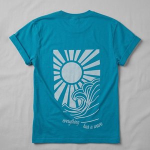 Wholesales Women's Seagreen High Quality T-Shirts – Heavyweight 300 GSM Cotton Custom Printed Logo Tee O-Neck highstreet Shirts - Product Image 1