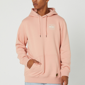 Sudadera con Capucha Premium para Hombre 2026, Color Rosa Polvoriento, con Gráfico en el Pecho Izquierdo, Logotipo Personalizado, Estilo Urbano Pastel, Sudadera HD - Product Image 5