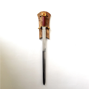 Épée décorative des Templiers avec fourreau en cuir - Product Image 1