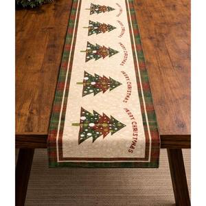 Premium Quality Cotton Table Runner Mat with Heat Resistance, Washable Fabric for Dining Table Decor for Sale - Product Image 1