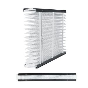 Paquete de 2 Filtros de Aire Acondicionado HVAC MERV 13 de 16 x 28 x 4, Filtros Electrostáticos Plegados para Aire Acondicionado y Caldera, Tamaño Real, Duración de 12 Meses - Product Image 1