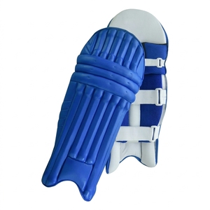 Protectores de Piernas Ligeros para Críquet, Acolchados con Espuma EVA de Alta Densidad, Blancos, con Cierre de Gancho y Bucle Ambidiestro para Práctica y Partidos - Product Image 2